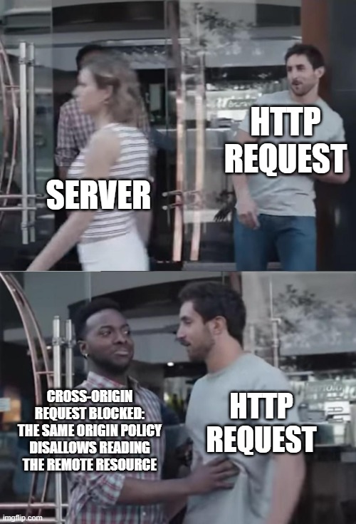 CORS Blocked Meme